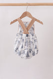 Khaki Deer Forest Bubble Aaria Tees