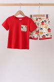 Red Farm Animal Set Aaria Tees