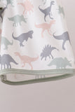 Green Dinosaur Set Aaria Tees