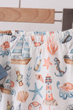 Blue Sailboat Set Aaria Tees