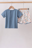 Blue Sailboat Set Aaria Tees