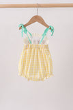 Mustard Honey Bear Embroidered Bubble Aaria Tees