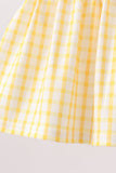 Mustard Honey Bear Embroidered Bloomer set Aaria Tees