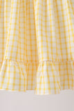 Mustard Honey Bear Embroidered Set Aaria Tees