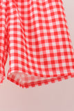 Mustard Character Plaid Embroidered Short Set Aaria Tees