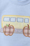 Blue Bus Applique Set Aaria Tees