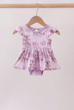 Purple Castle bamboo Ruffle Bubble Aaria Tees