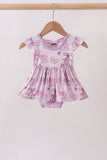 Purple Castle bamboo Ruffle Bubble Aaria Tees