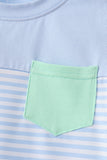 Mint Stripe Set Aaria Tees
