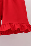 Blue Apple Appliqué Ruffle Set Aaria Tees