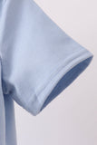 Blue Apple Appliqué Shirt Aaria Tees