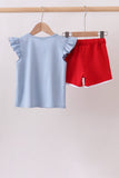 Blue Apple Appliqué Set Aaria Tees