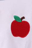 Blue Apple Embroidered Skorts Set Aaria Tees