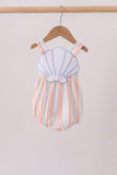 Seashell Stripe Appliqué Bubble Aaria Tees