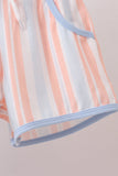 Seashell Stripe Embroidered Set Aaria Tees