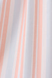 Seashell Stripe Embroidered Dress Aaria Tees