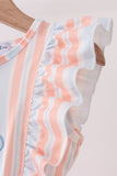 Seashell Stripe Appliqué Jumpsuit Aaria Tees