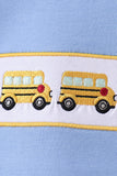 Blue Bus Embroidered Plaid Set Aaria Tees