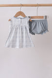 Blue Faith Quote Embroidered Bloomer Set Aaria Tees
