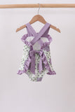 Purple Floral Bubble Aaria Tees