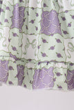 Purple Floral Bloomer Set Aaria Tees