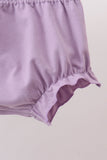 Purple Floral Bloomer Set Aaria Tees