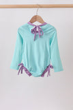 Blue under the sea Embroidered UPF Rashguard Aaria Tees