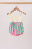 Palm Tree Embroidered Bubble Aaria Tees