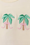 Palm Tree Embroidered Bloomer Set Aaria Tees