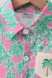 Palm Tree Embroidered Set Aaria Tees