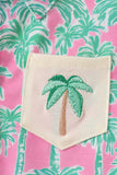 Palm Tree Embroidered Set Aaria Tees