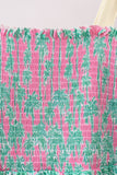 Palm Tree Smocked Women Dress Aaria Tees