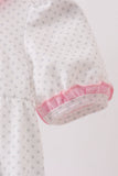 Pink Bow Ruffle Bubble - Aaria Tees Aaria Tees
