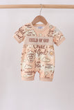 Child of God Smocked Romper Aaria Tees