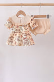 Child of God Smocked Bloomer Set Aaria Tees