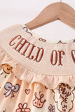 Child of God Smocked Ruffle Dress Aaria Tees