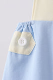 Blue Colorblock Jon Jon Aaria Tees