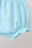 Blue Boots Print Bloomer Set - Aaria Tees Aaria Tees