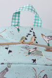 Green duck print backpack Aaria Tees