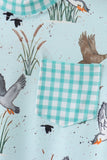 Green Duck Pocket Romper Aaria Tees