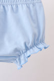 Blue Shells Embroidered Bloomer Set Aaria Tees