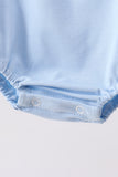Blue Shells Embroidered Bubble Aaria Tees