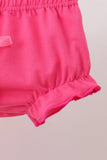 Pink Boots Smocked Bloomer Set Aaria Tees