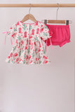 Pink Boots Smocked Bloomer Set Aaria Tees
