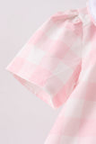 Pink Gingham Bloomer Set Aaria Tees