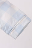Blue Gingham Bubble Aaria Tees