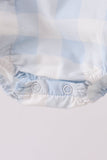 Blue Gingham Bubble Aaria Tees