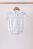 Blue Gingham Bubble Aaria Tees
