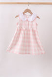 Pink gingham Dress - Aaria Tees Aaria Tees