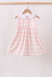Pink gingham Dress - Aaria Tees Aaria Tees